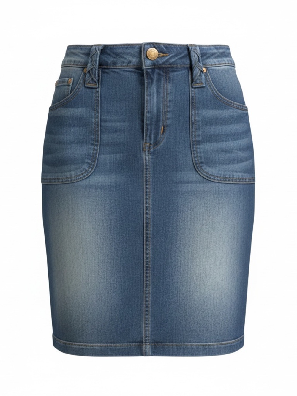 Arizona Jean Company Blue Denim Pencil Skirt